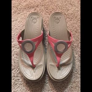 Women’s Crocs sandals size 8W